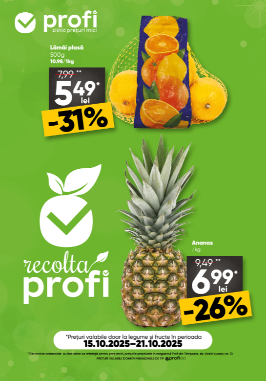 Catalog PROFI Go Fresh Magazine online – oferte valabile din 15.10.