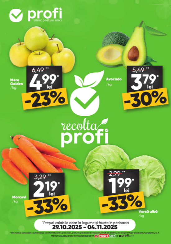 Catalog PROFI City Fresh Magazine online – oferte valabile din 29.10.
