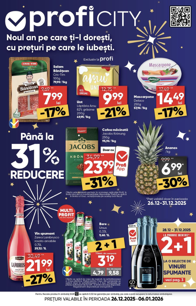 Catalog PROFI City online – oferte valabile din 26.12.