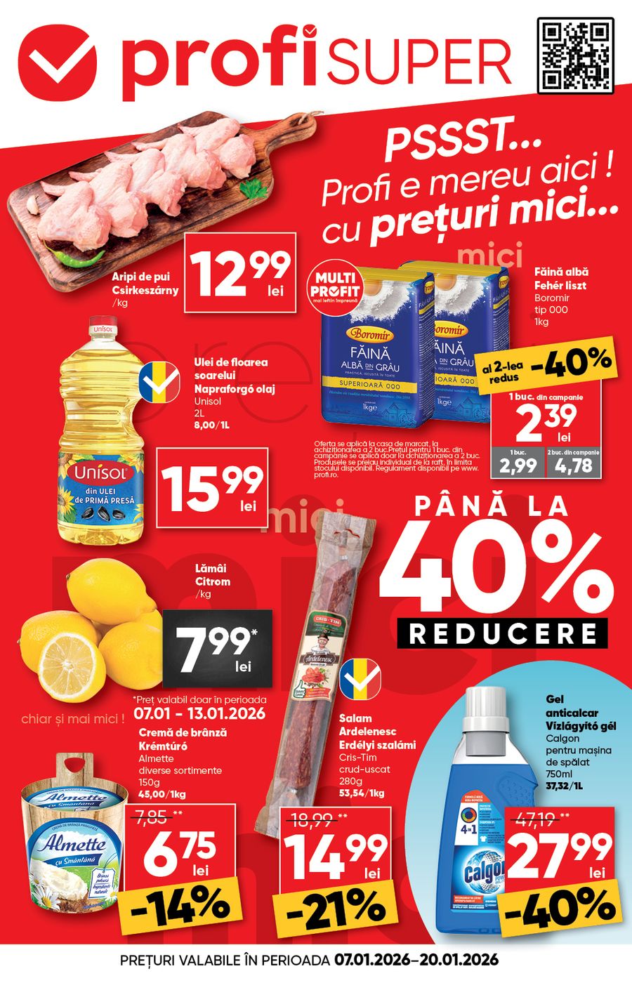Catalog PROFI Super online – oferte valabile din 07.01.