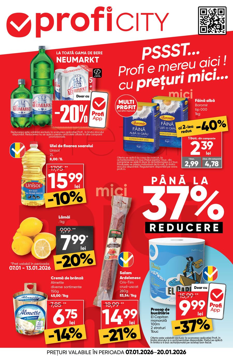 Catalog PROFI City online – oferte valabile din 07.01.