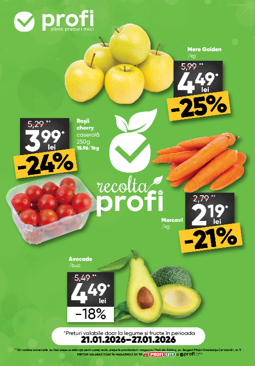 Catalog PROFI City Fresh Magazine online – oferte valabile din 21.01.