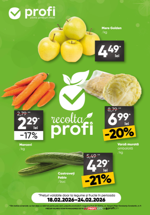 Catalog PROFI City Fresh Magazine online – oferte valabile din 18.02.2026
