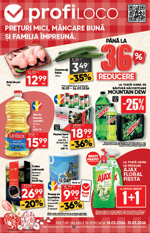 Catalog PROFI Loco online – oferte valabile din 18.03.2026