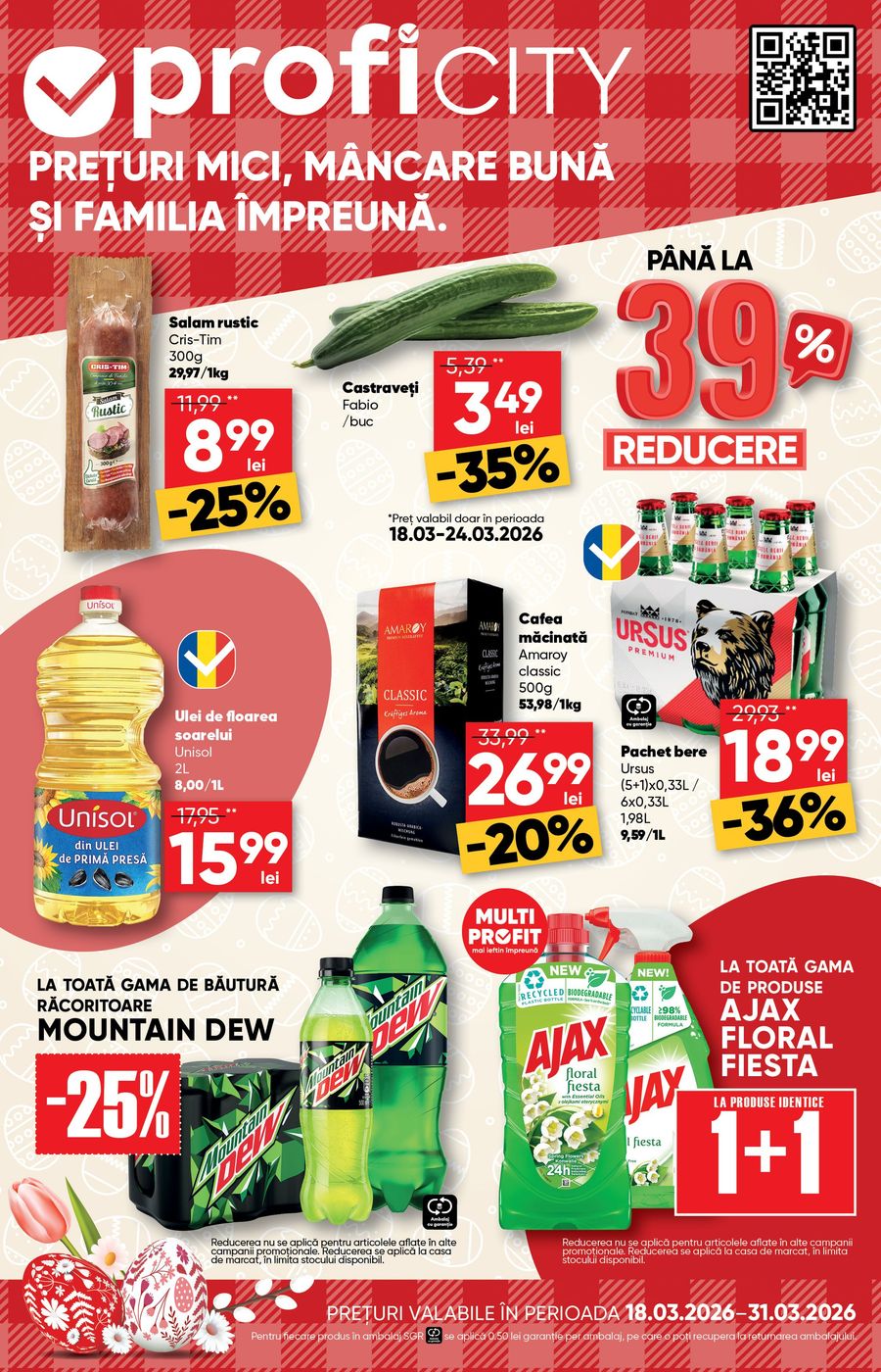 Catalog PROFI City online – oferte valabile din 18.03.2026