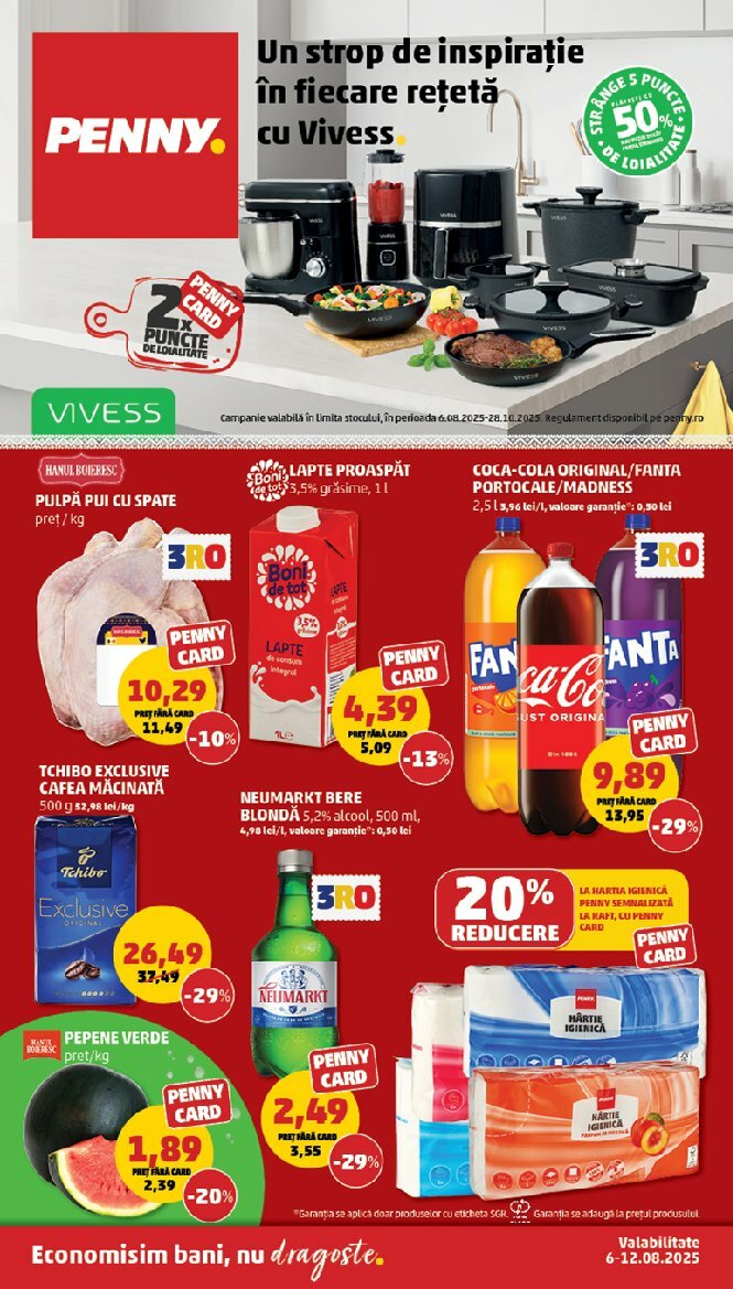Catalog PENNY valabil din 06.08. până pe 12.08.