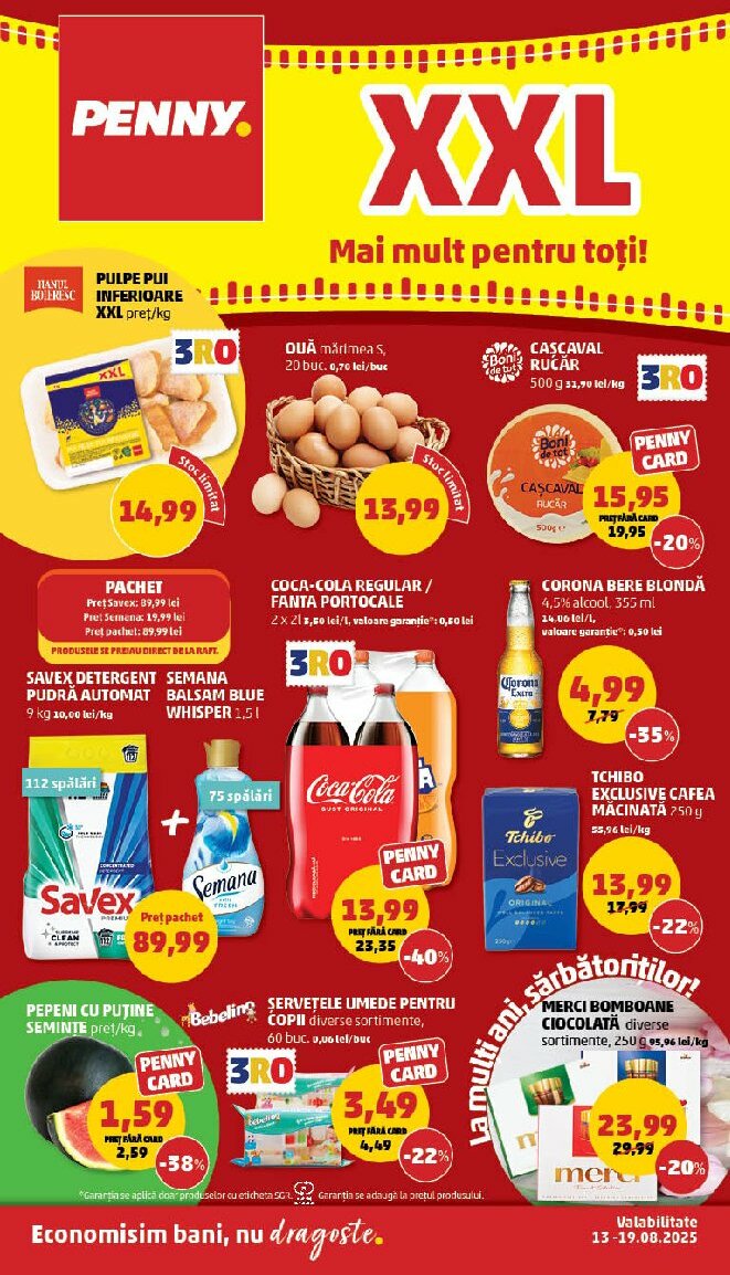 Catalog PENNY valabil din 13.08. până pe 19.08.