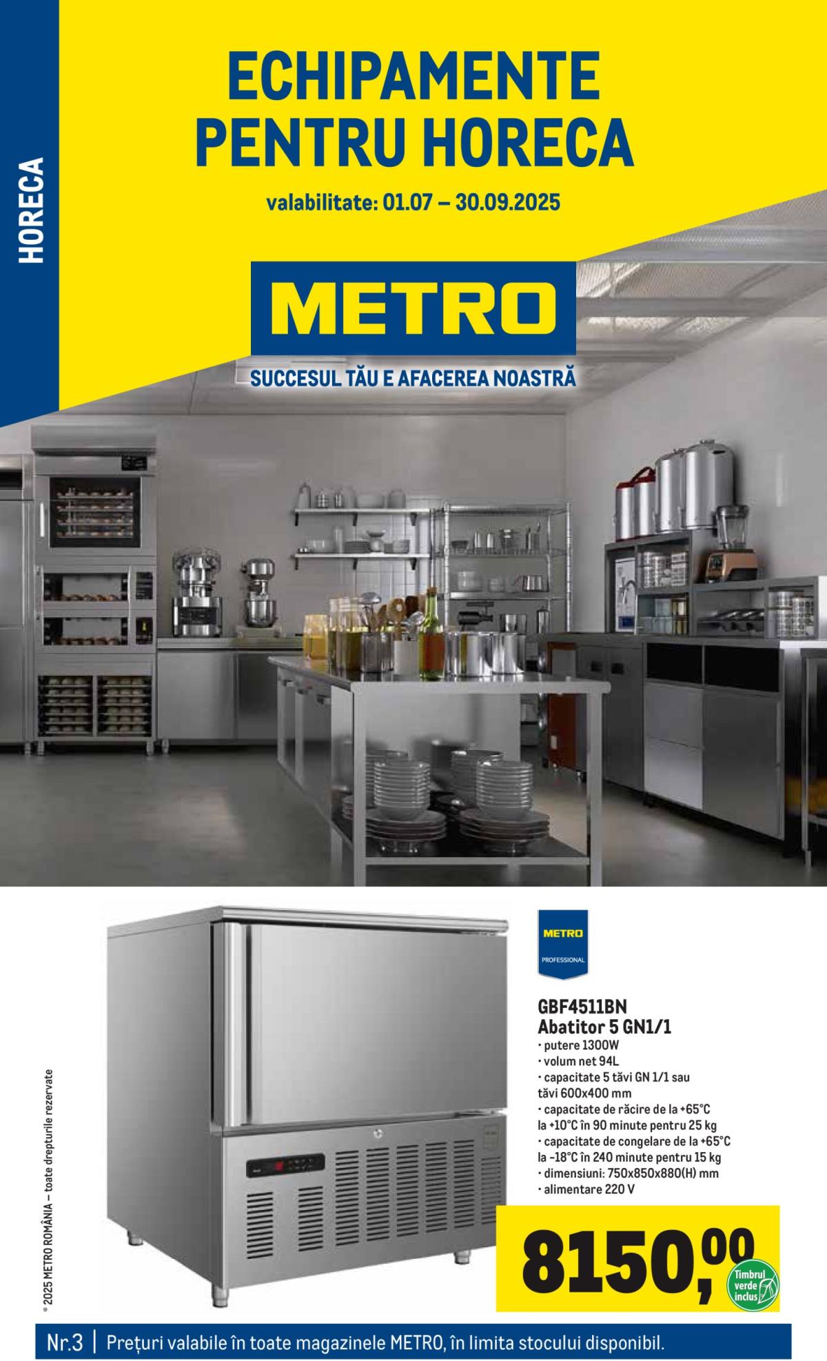 Catalog Metro - Soluții Nealimentare pentru HoReCa valabil din 01.07. până pe 30.09.