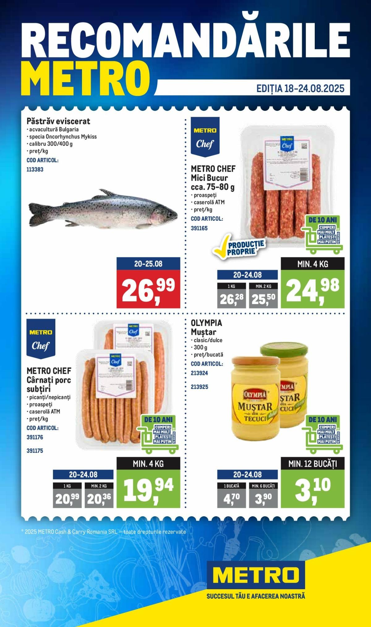 Catalog Metro - Recomandările online – oferte valabile din 18.08.