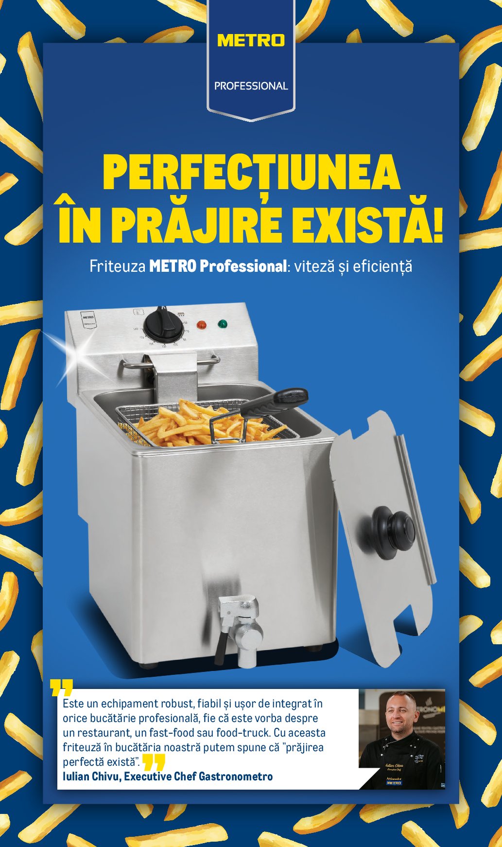 Catalog Metro Professional - Friteuză profesională online – oferte valabile din 01.09.
