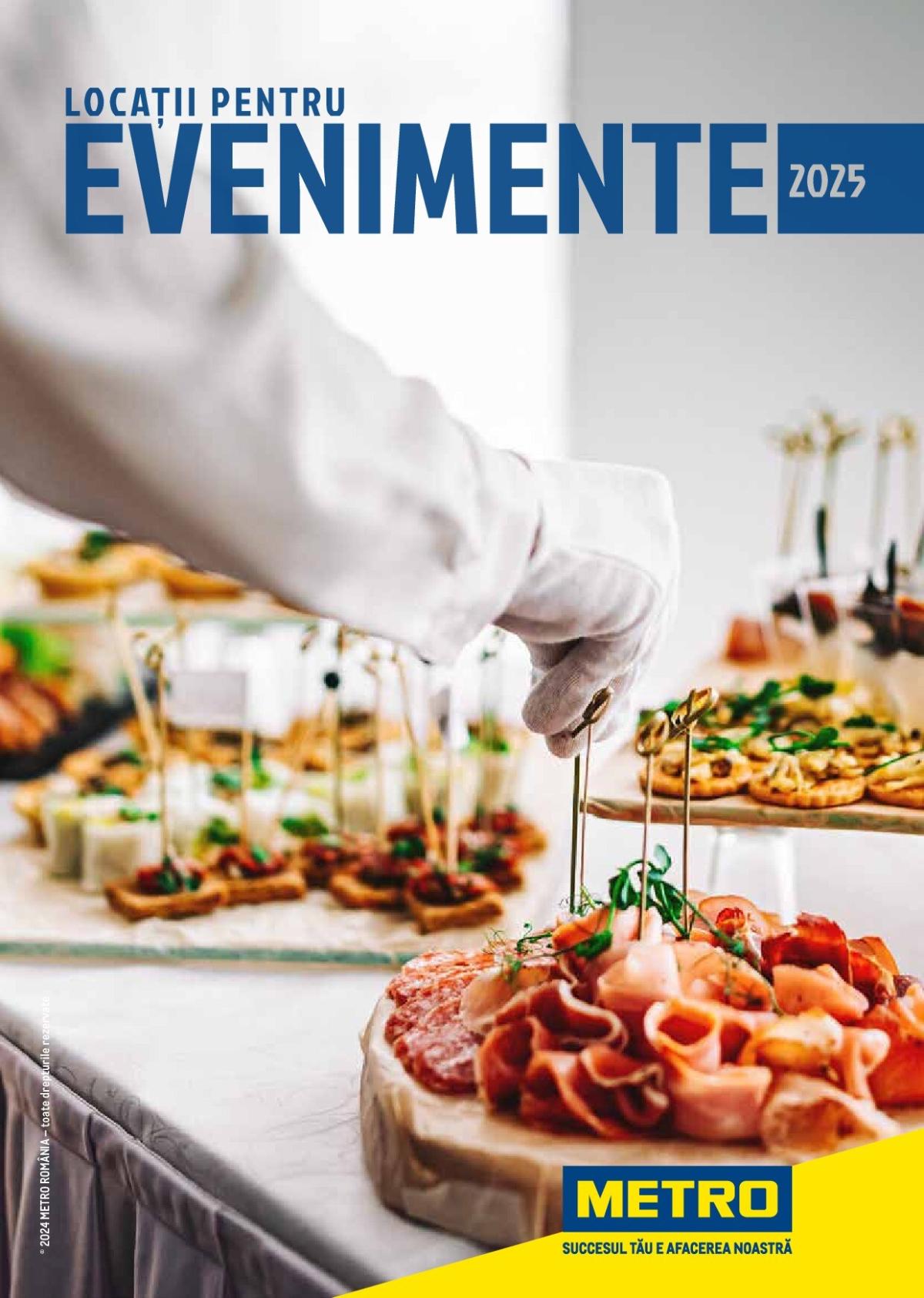 Catalog Metro - Ghid Locații pentru Evenimente online – oferte valabile din 01.09.