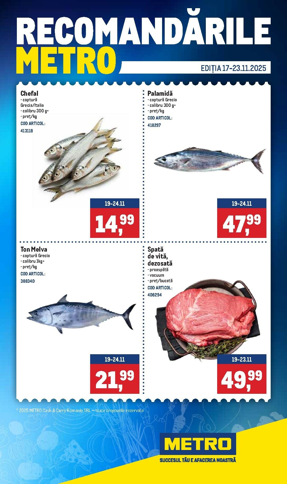 Catalog Metro - Recomandările online – oferte valabile din 17.11.