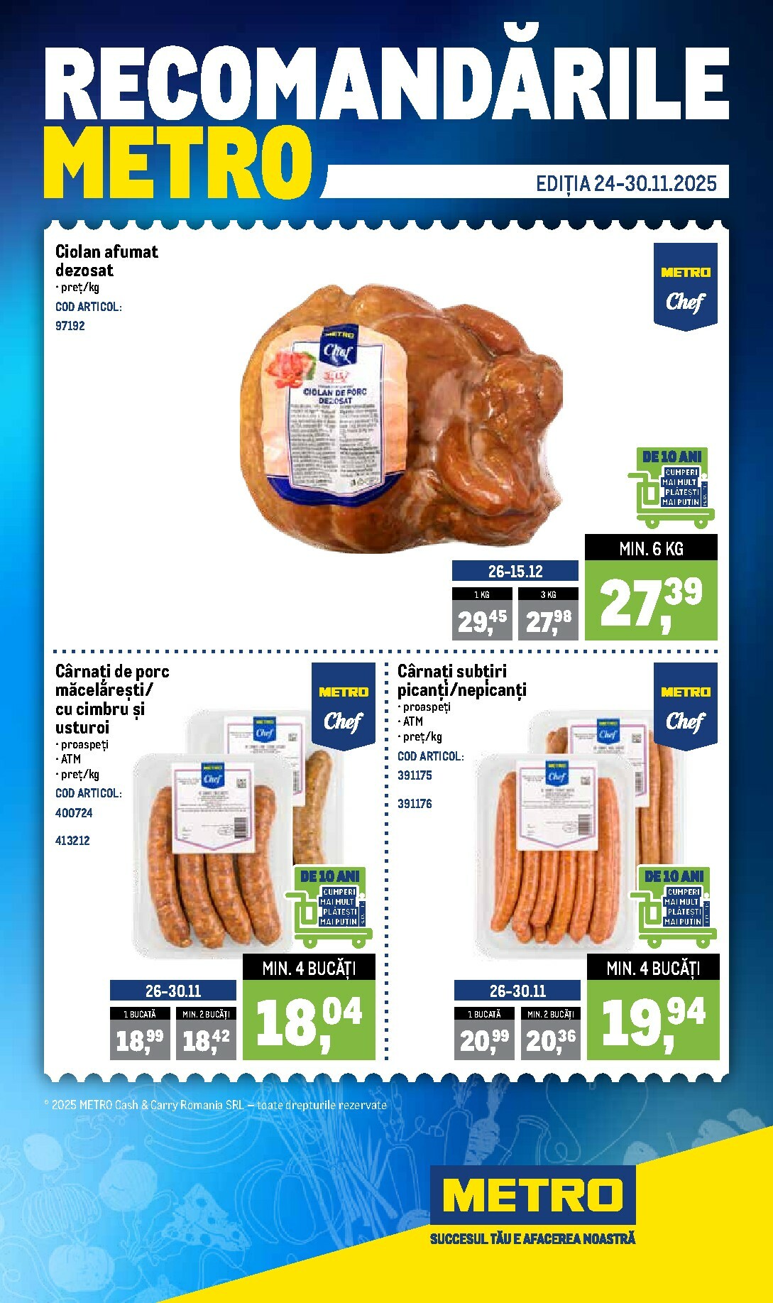 Catalog Metro - Recomandările online – oferte valabile din 24.11.