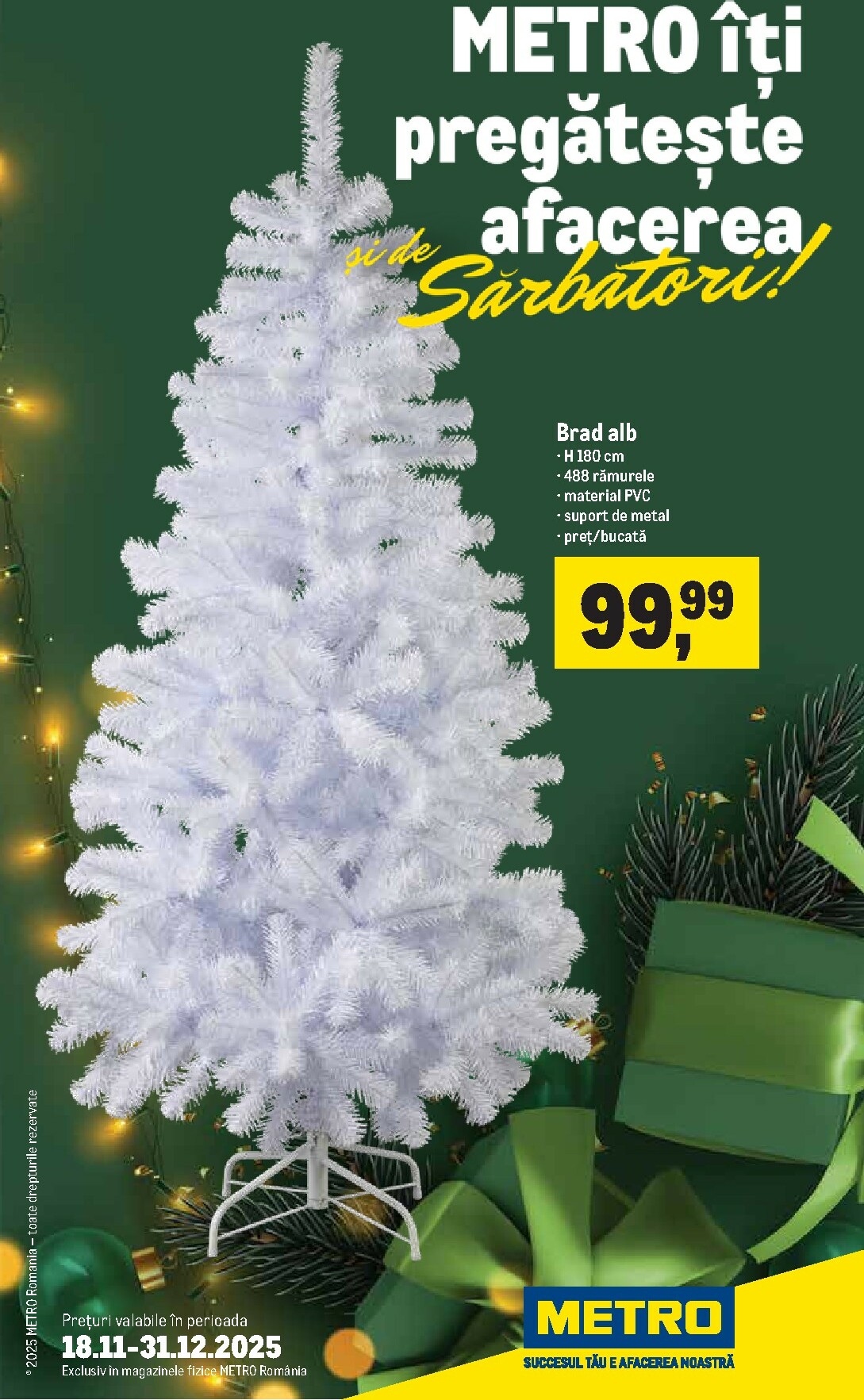 Catalog Metro - Catalog Decorațiuni pentru Crăciun online – oferte valabile din 18.11.
