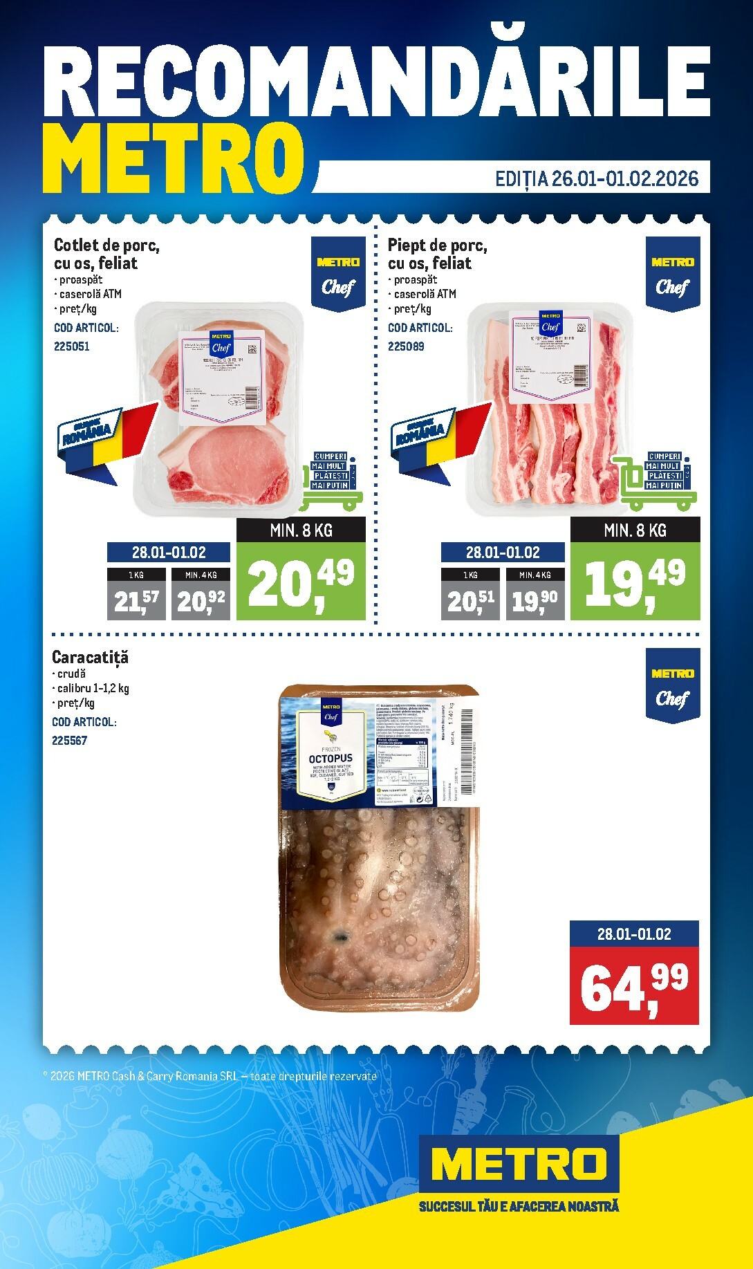 Catalog Metro - Recomandările online – oferte valabile din 26.01.