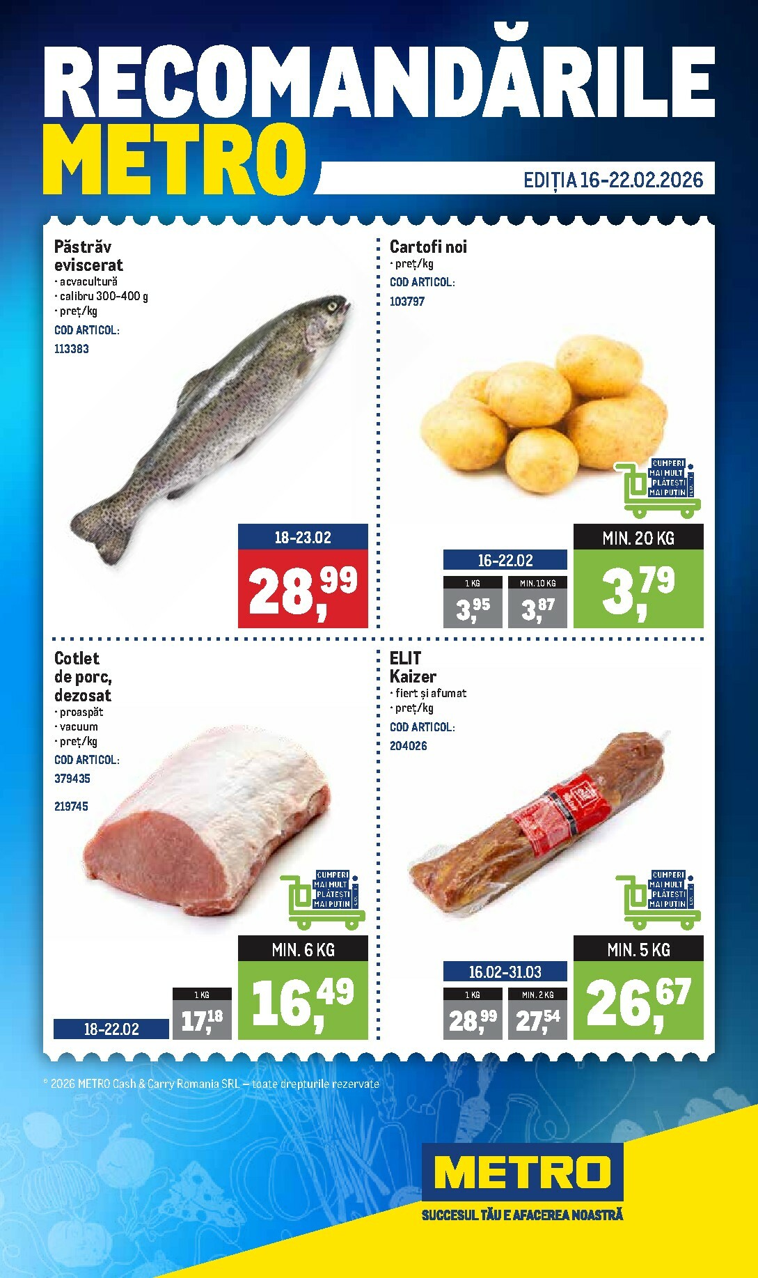 Catalog Metro - Recomandările online – oferte valabile din 16.02.2026