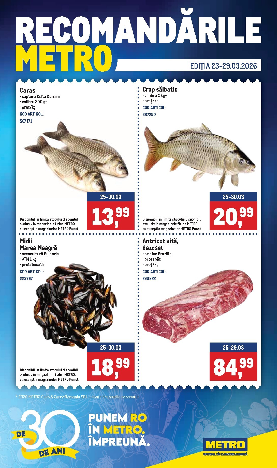 Catalog Metro online – oferte valabile din 23.03.2026