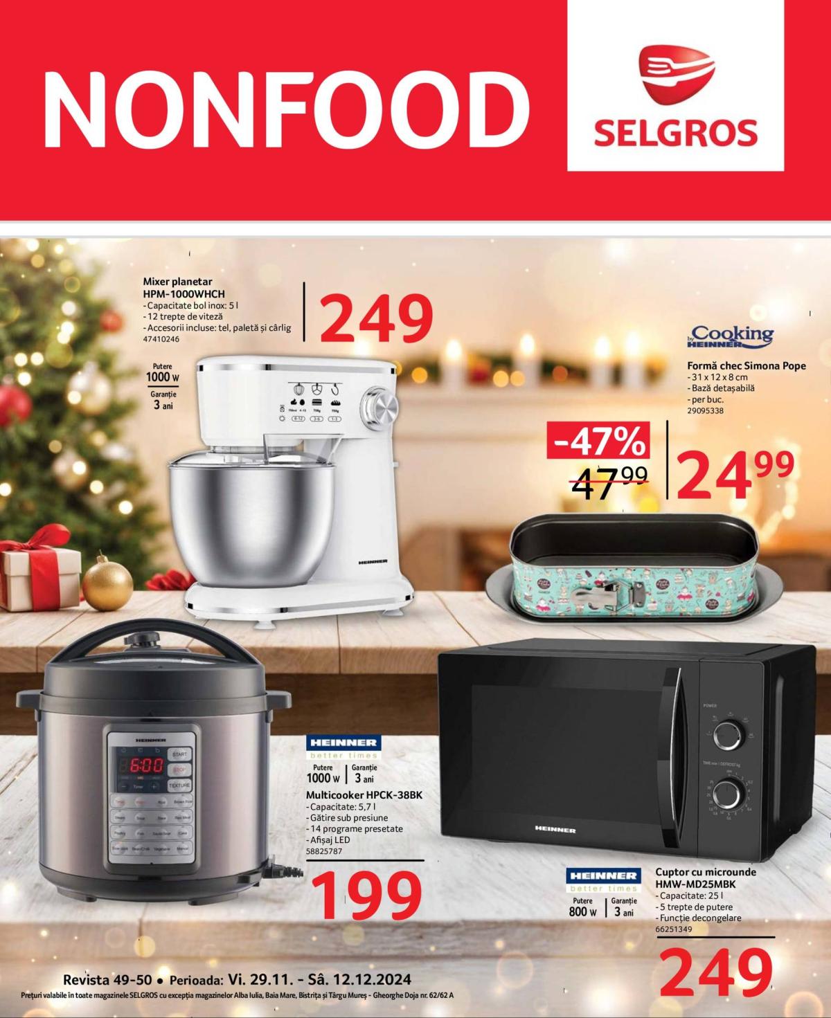 Catalog Selgros - Nonfood valabil din 29.11. - 12.12.