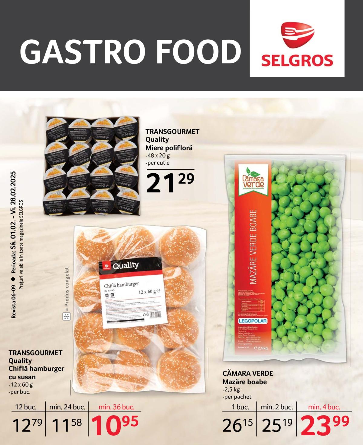 Catalog Selgros - Gastro Food valabil din 01.02. - 28.02.