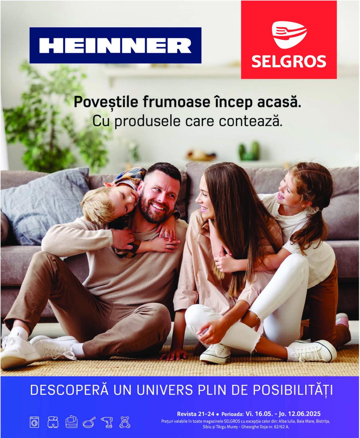 Catalog Selgros - Heinner valabil din 16.05. - 12.06.
