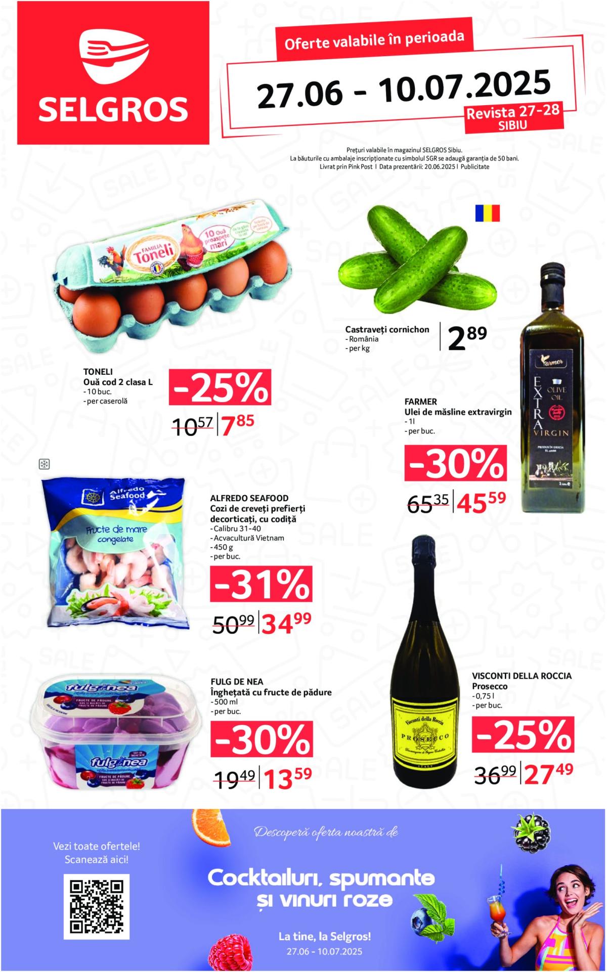 Catalog Selgros - Sibiu valabil din 27.06. până pe 10.07.