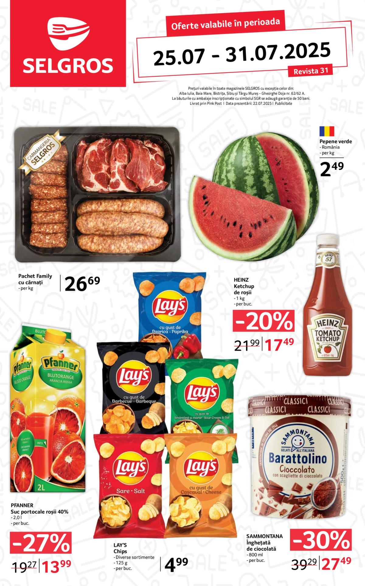 Catalog Selgros valabil din 25.07. până pe 31.07.