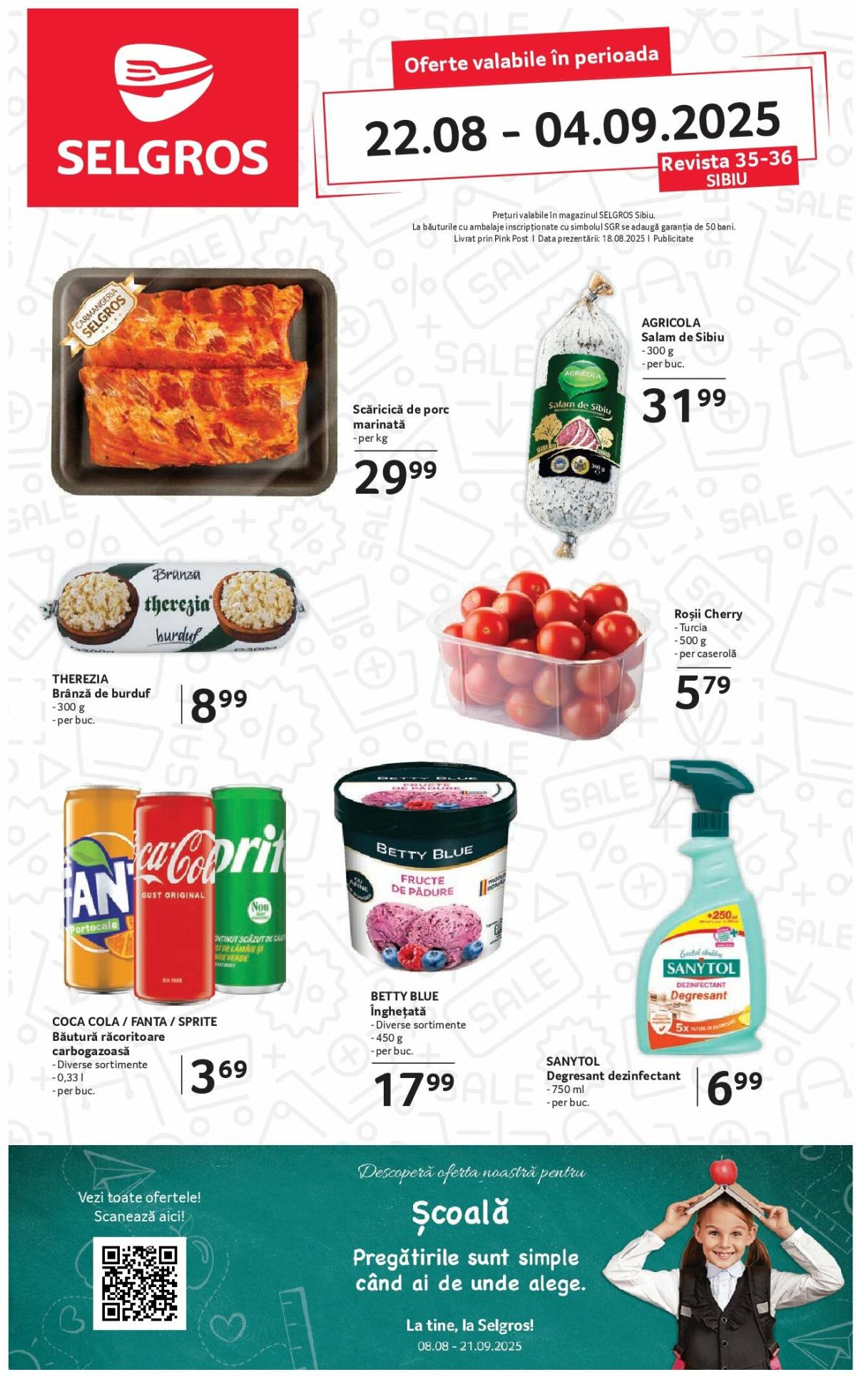 Catalog Selgros - Sibiu online – oferte valabile din 22.08.