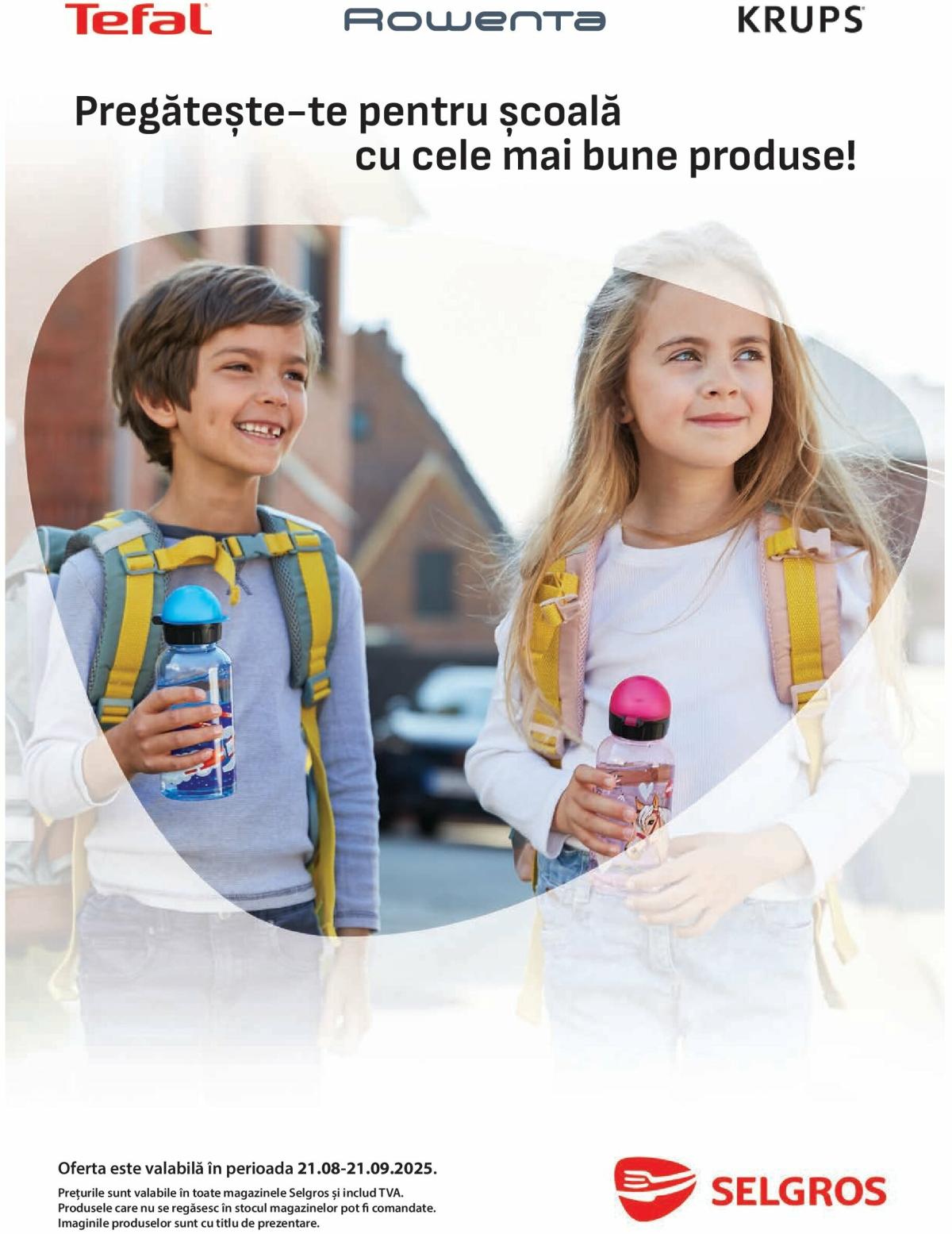 Catalog Selgros -Tefal, Rowenta, Krups online – oferte valabile din 21.08.