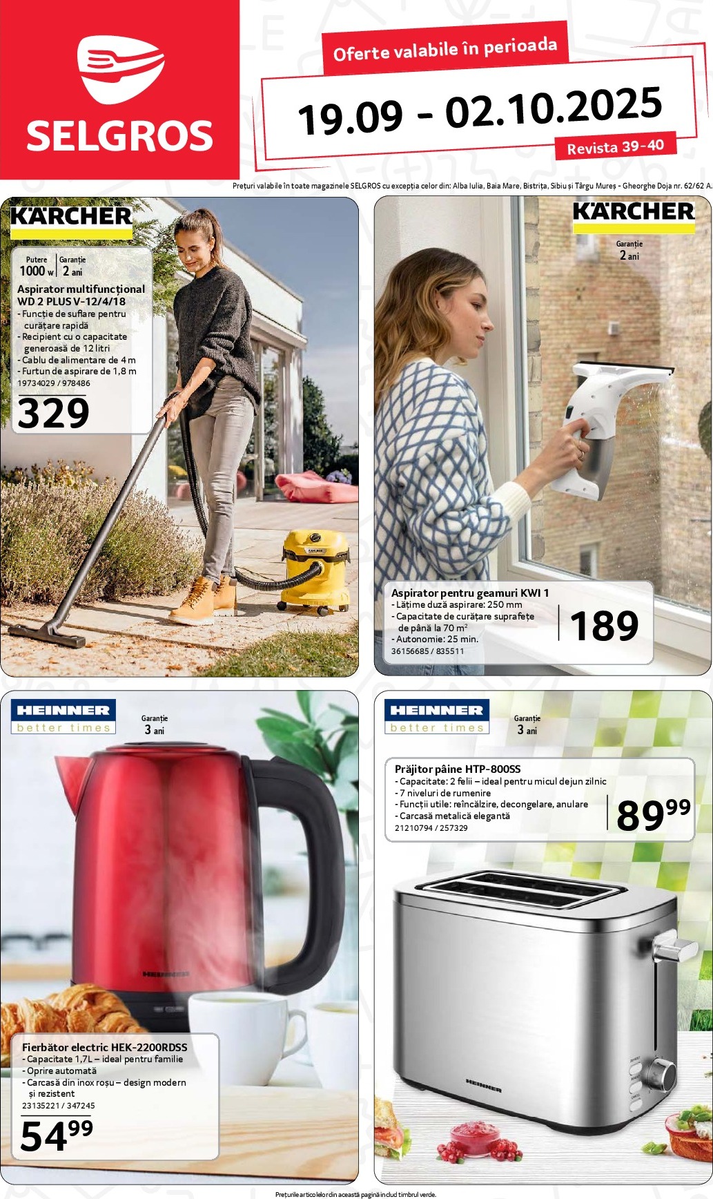 Catalog Selgros - Non Food online – oferte valabile din 19.09.
