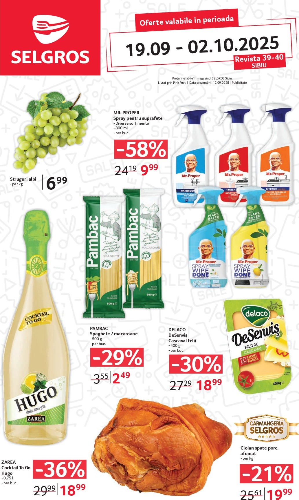 Catalog Selgros - Sibiu online – oferte valabile din 19.09.