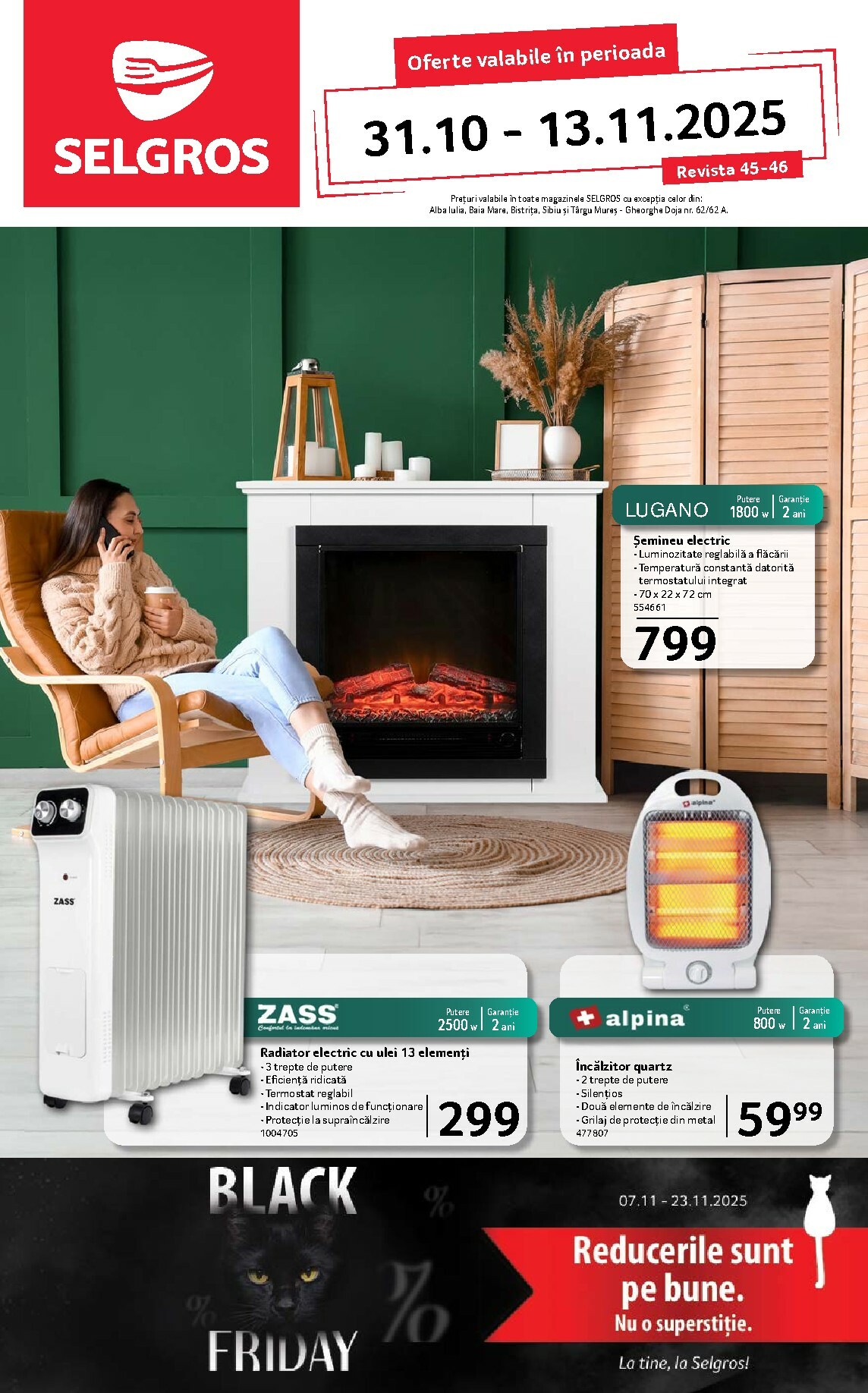 Catalog Selgros - Non Food Black Friday online – oferte valabile din 31.10.