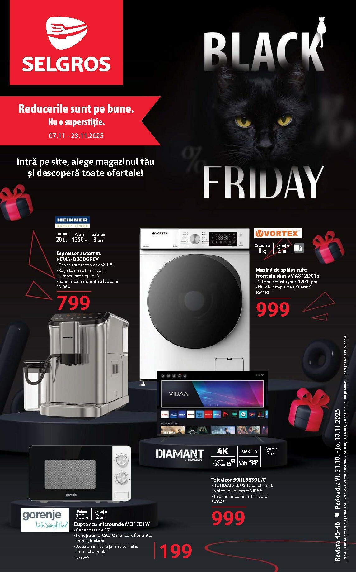 Catalog Selgros - Back Friday online – oferte valabile din 07.11.