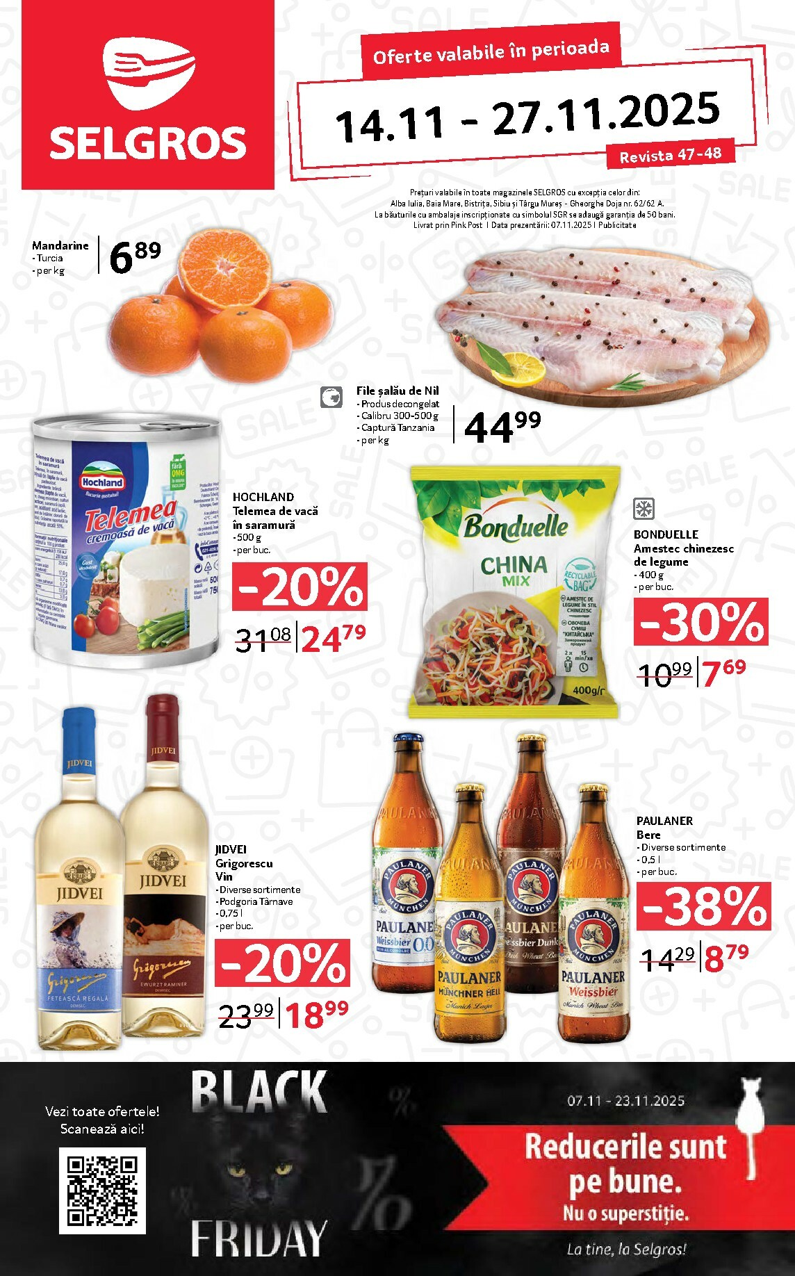 Catalog Selgros - Food online – oferte valabile din 14.11.