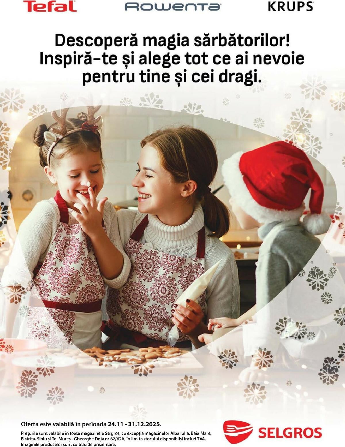 Catalog Selgros - Tefal, Rowenta, Krups online – oferte valabile din 24.11.