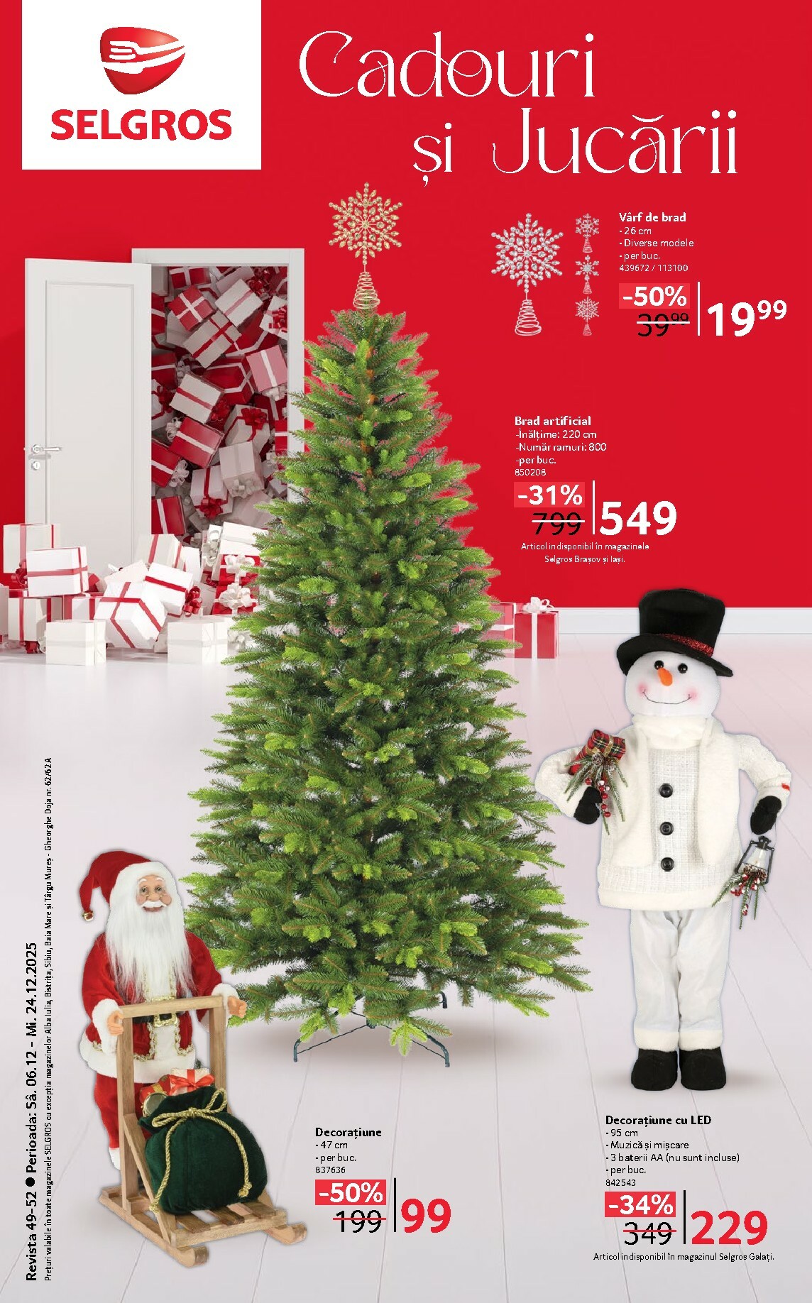 Catalog Selgros - Cadouri si jucarii online – oferte valabile din 06.12.