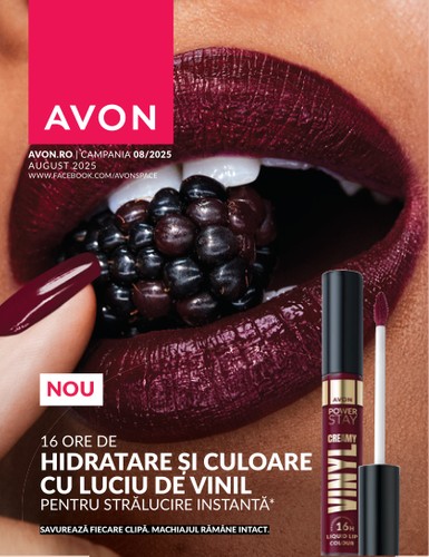 Catalog Avon valabil din 01.08. până pe 31.08.