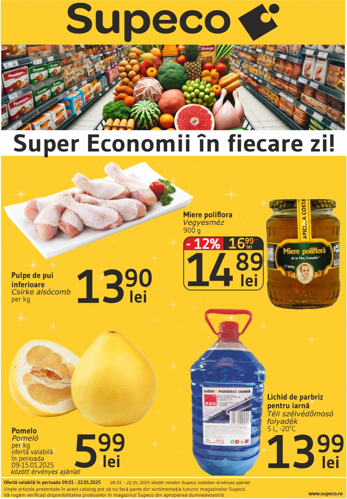 Catalog Supeco - Bilingv valabil din 09.01. - 22.01.