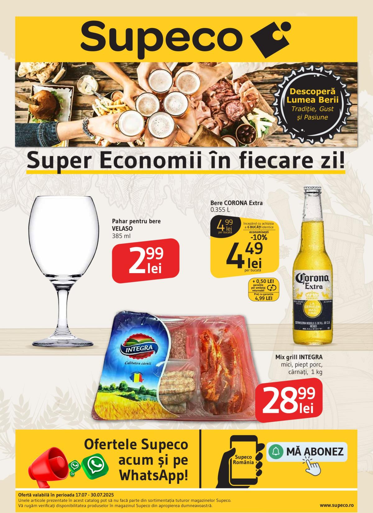 Catalog Supeco - Bere si Chips valabil din 17.07. până pe 30.07.