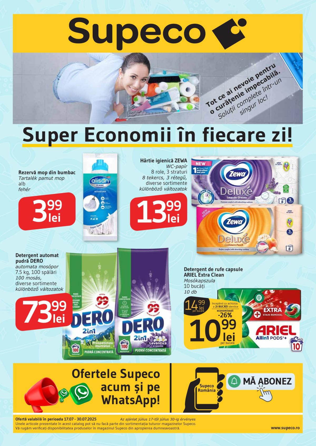 Catalog Supeco - Bilingv valabil din 17.07. până pe 30.07.