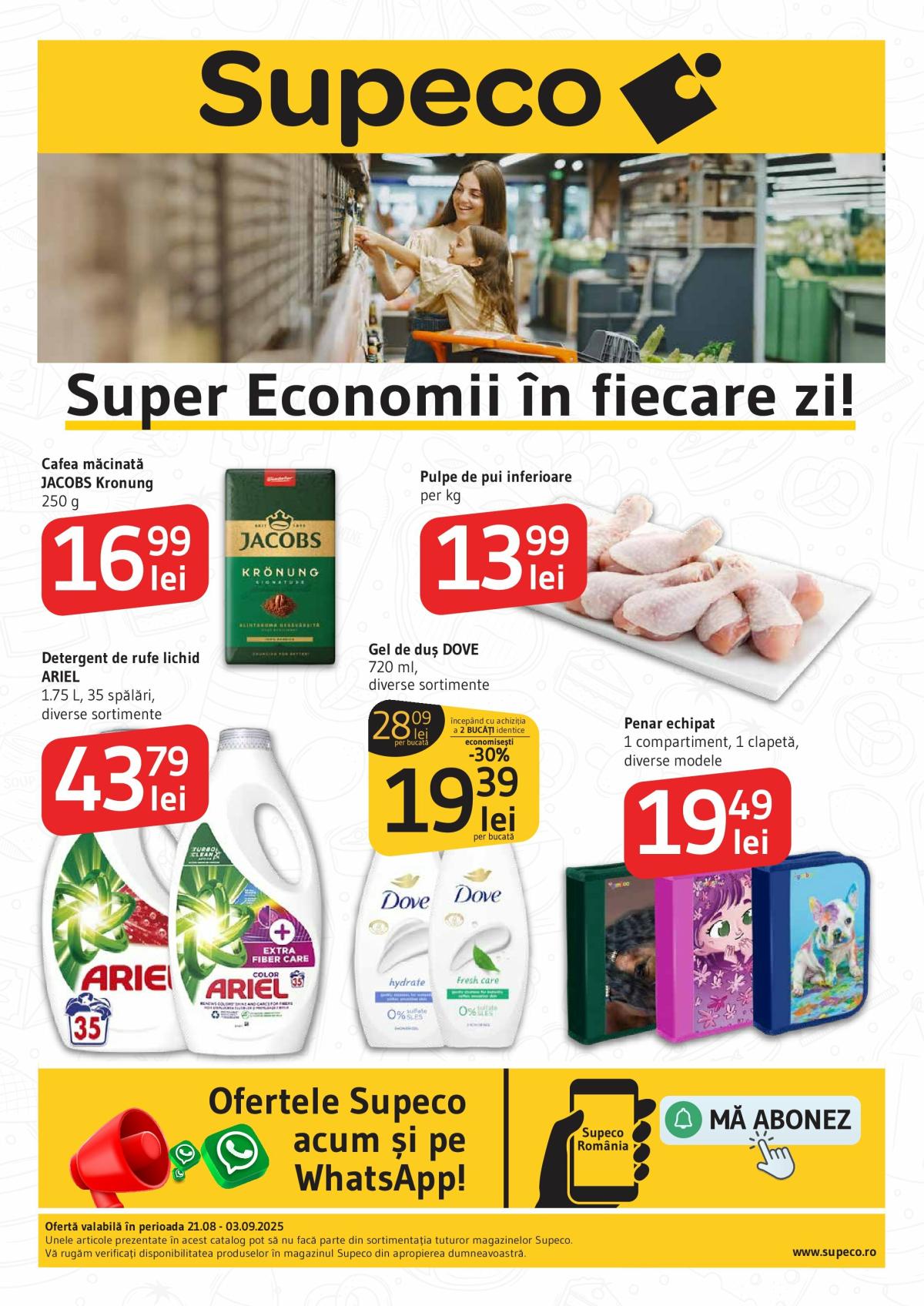 Catalog Supeco online – oferte valabile din 21.08.
