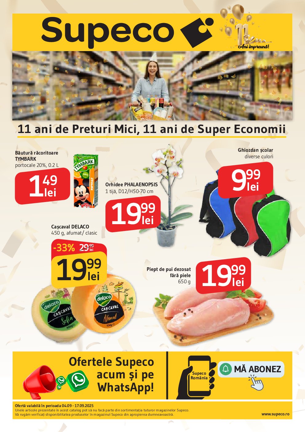 Catalog Supeco online – oferte valabile din 04.09.