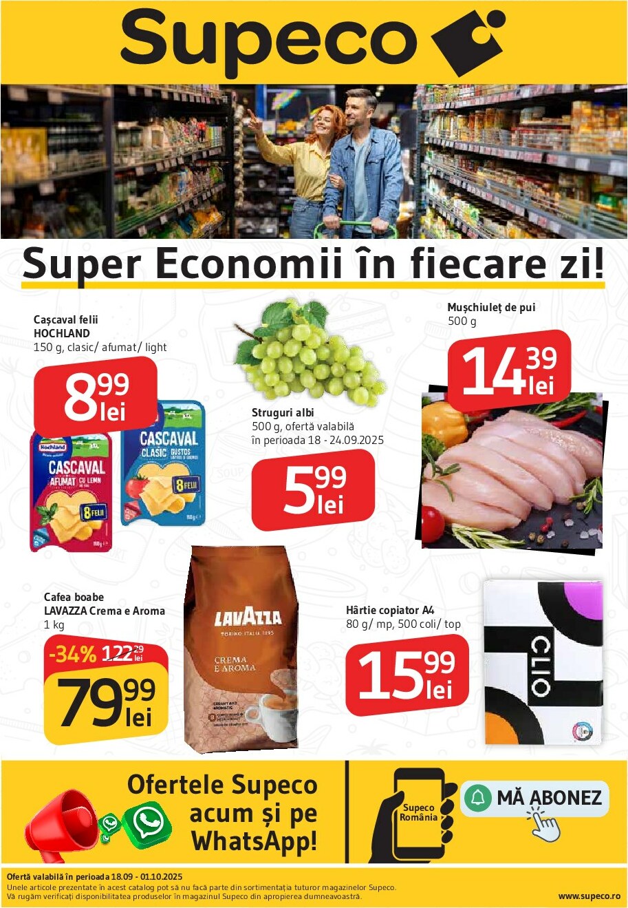 Catalog Supeco online – oferte valabile din 18.09.