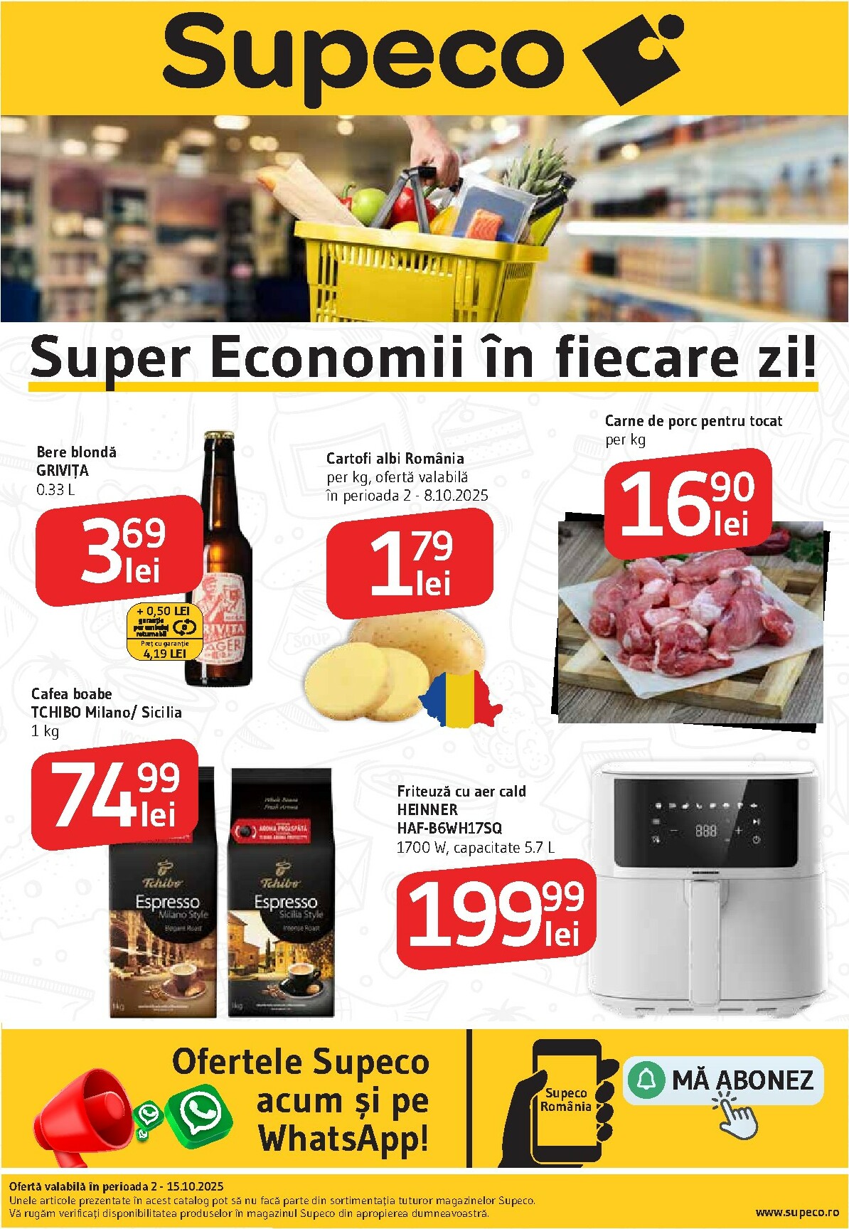 Catalog Supeco online – oferte valabile din 02.10.