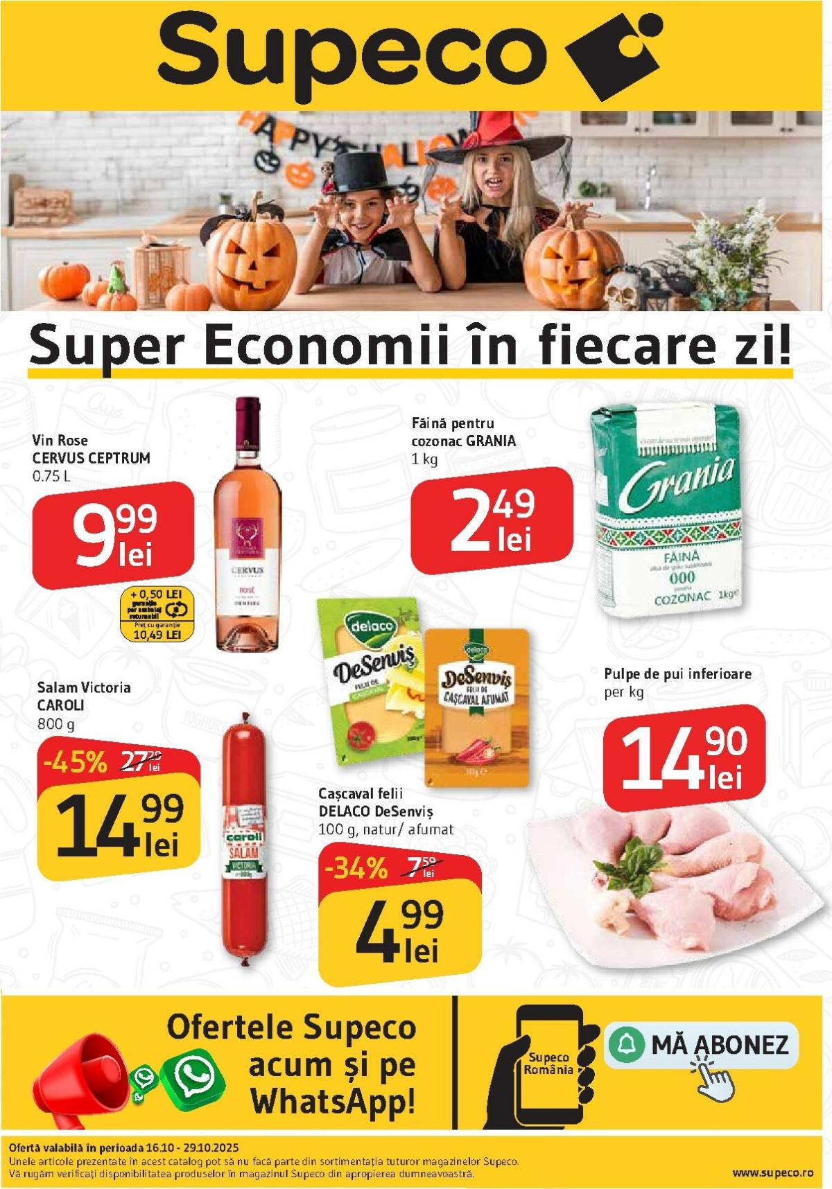Catalog Supeco online – oferte valabile din 16.10.
