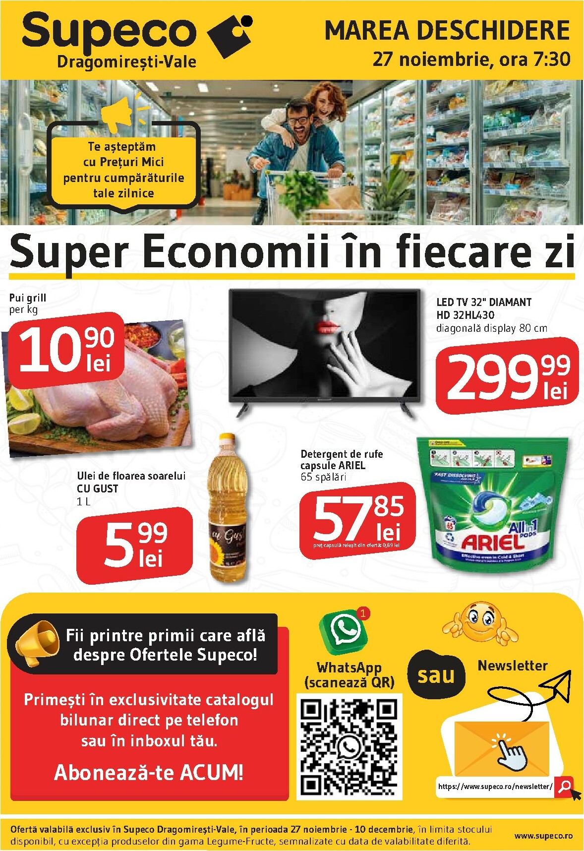 Catalog Supeco - Catalog Deschidere Dragomiresti-Vale online – oferte valabile din 27.11.