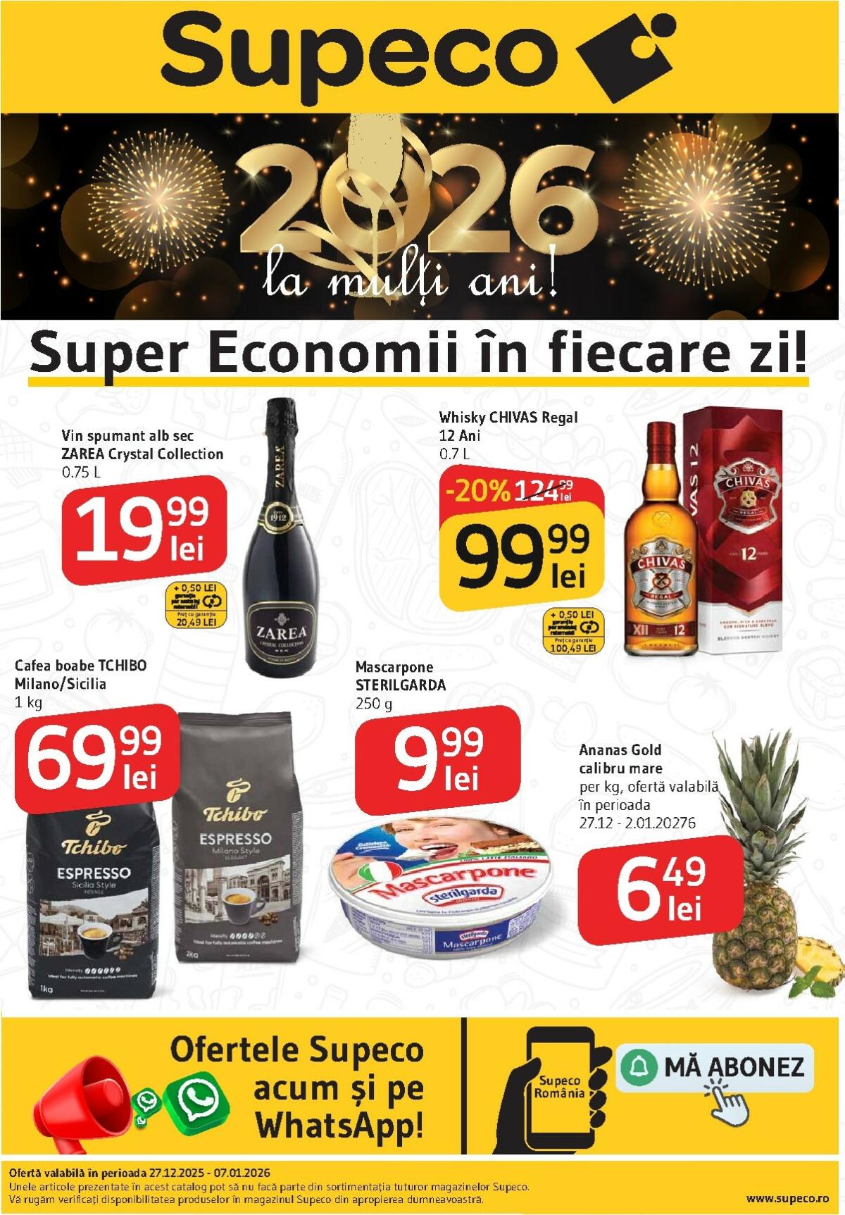 Catalog Supeco online – oferte valabile din 27.12.