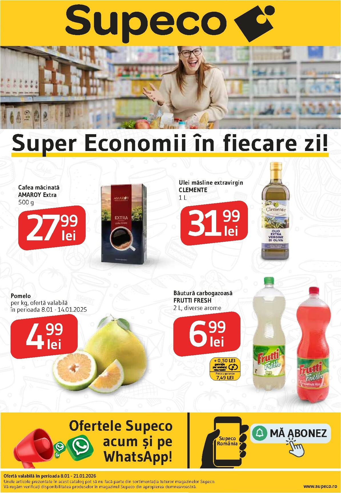 Catalog Supeco online – oferte valabile din 08.01.