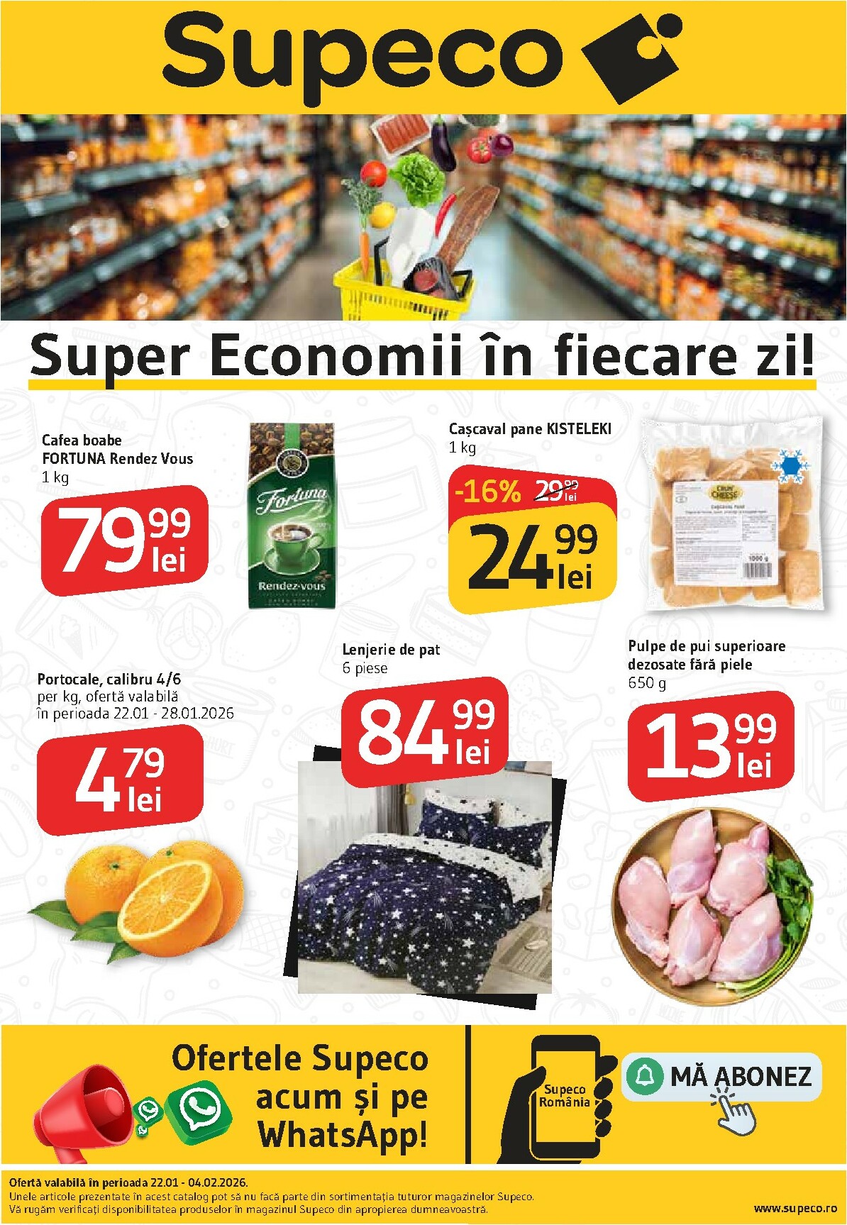 Catalog Supeco online – oferte valabile din 22.01.