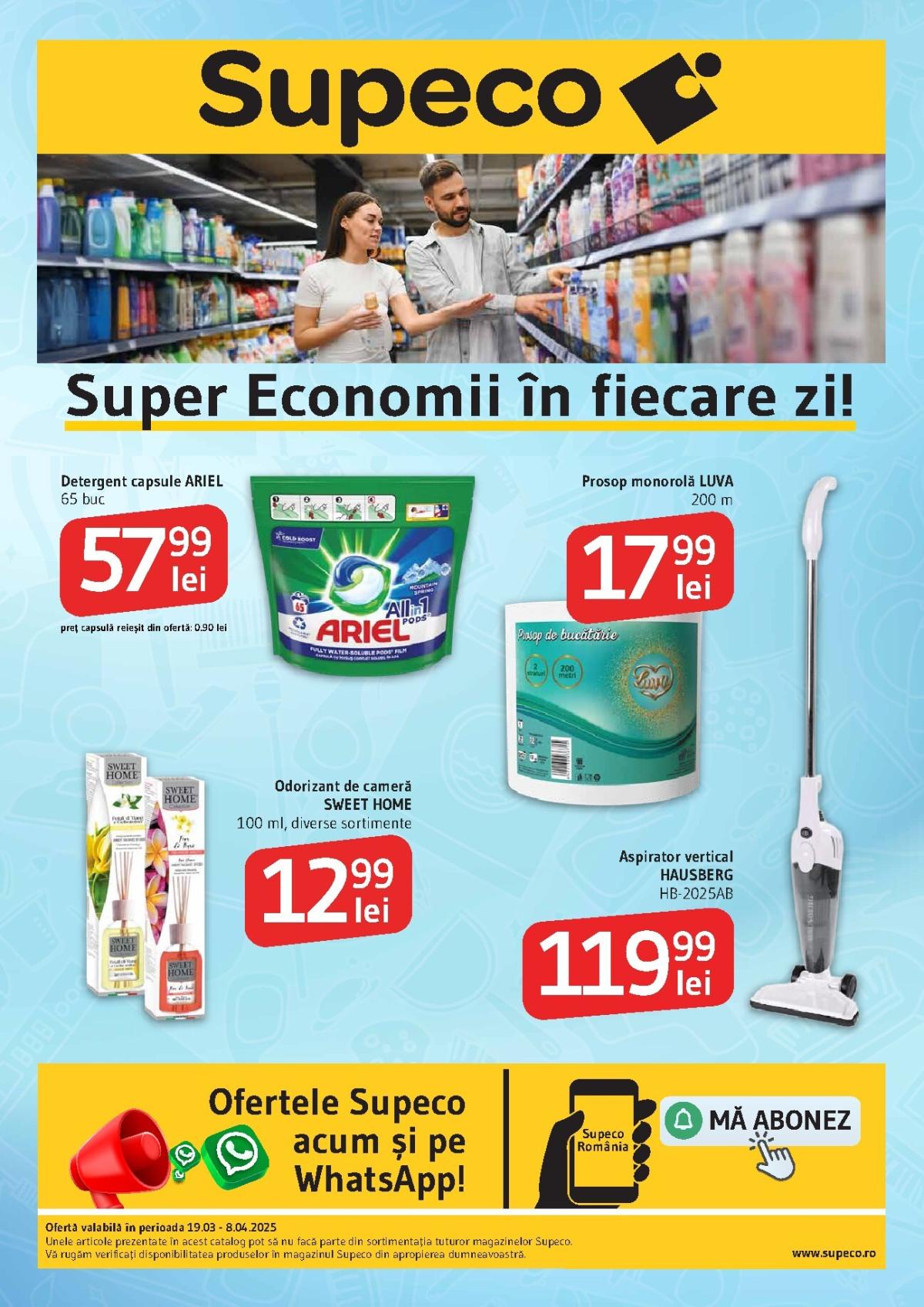 Catalog Supeco - Curatenie online – oferte valabile din 19.03.2026