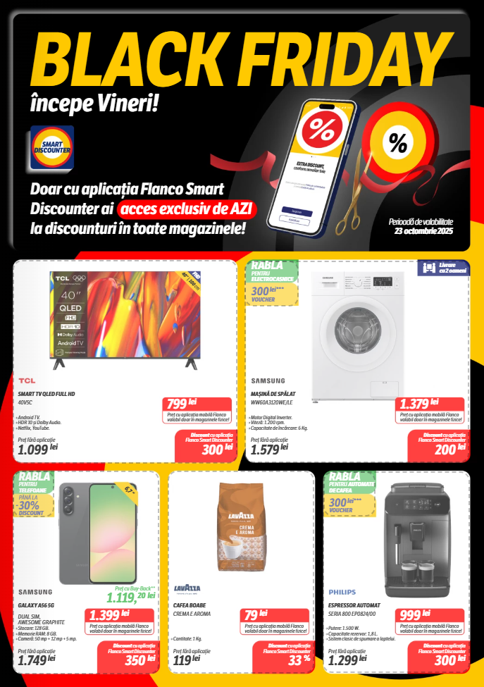 Catalog Flanco - Black Friday online – oferte valabile din 23.10.